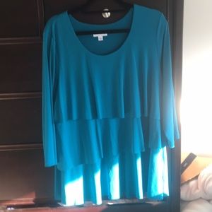 Susan graver knit dress top wrinkle free